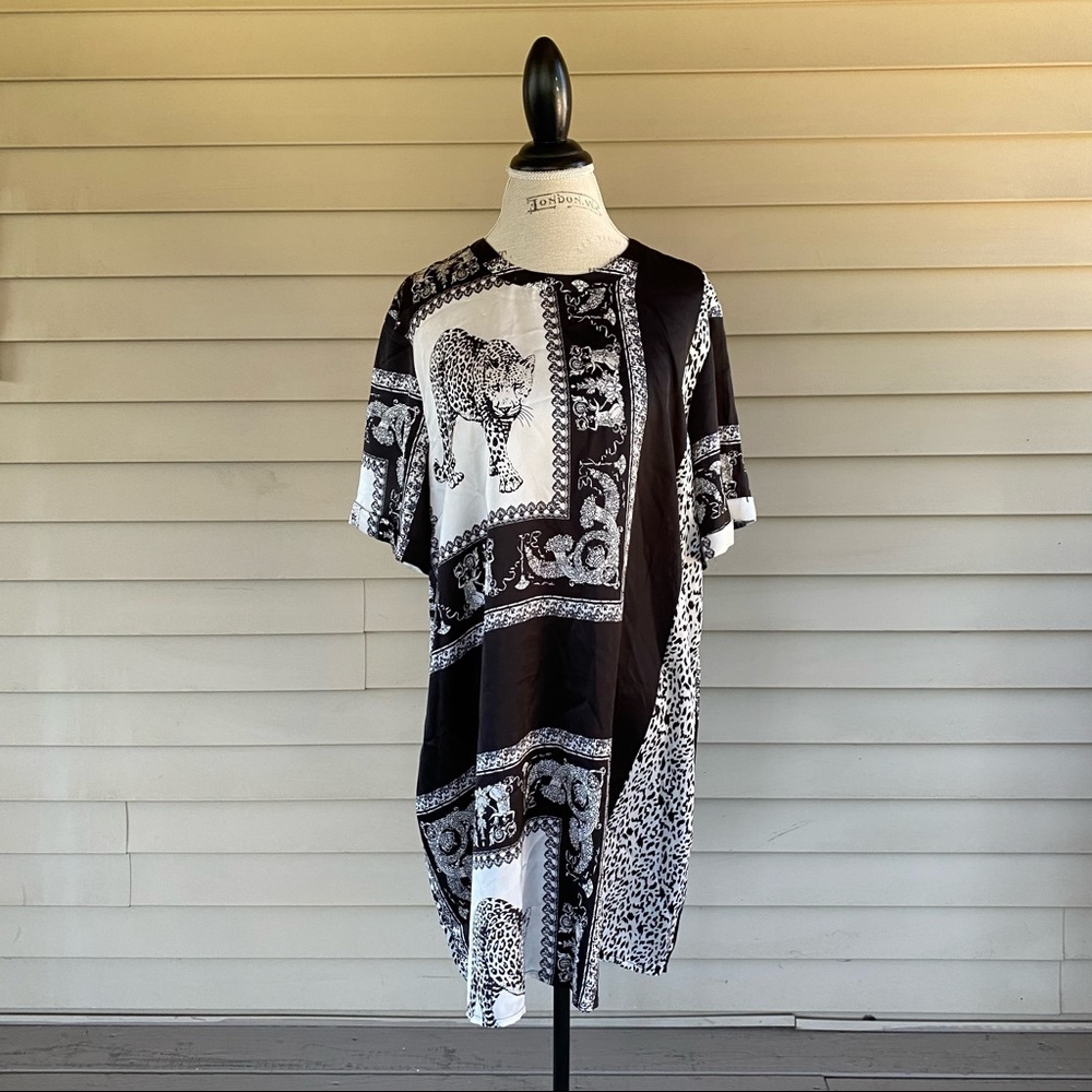 Missguided Tapestry Style Dress